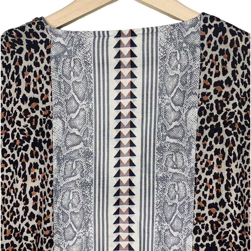 Anthropologie Conditions Apply Luca Tasseled Tunic Womens Plus Size 1X NWT $130 - Picture 9 of 16